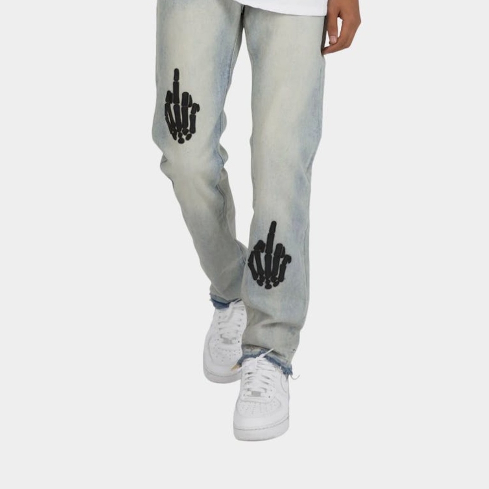 Culture Kings Skull Jeans